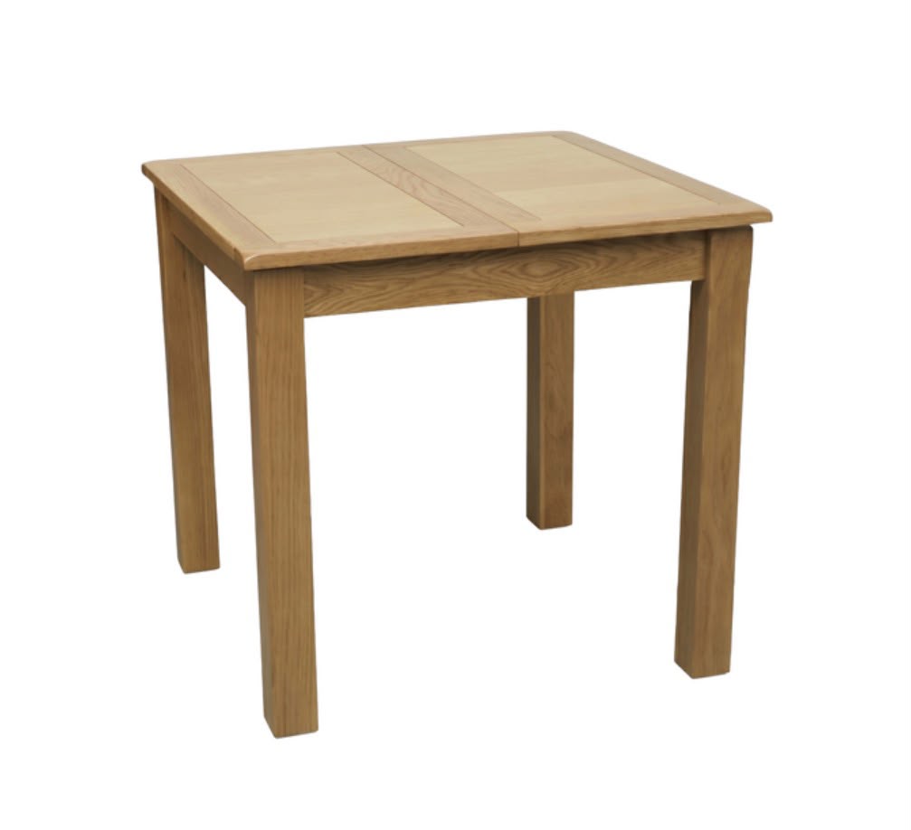 Oak 80cm extension dining table