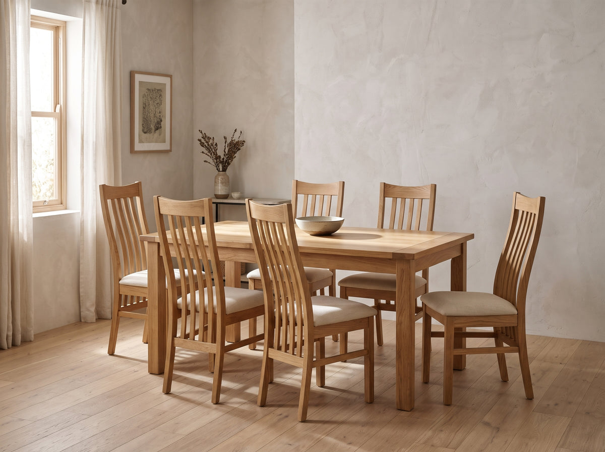 Oak dining set