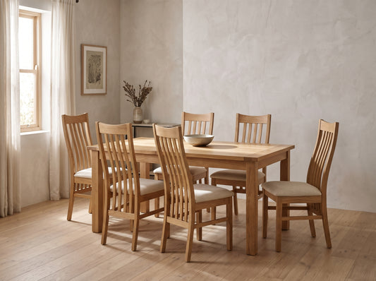 Oak dining set