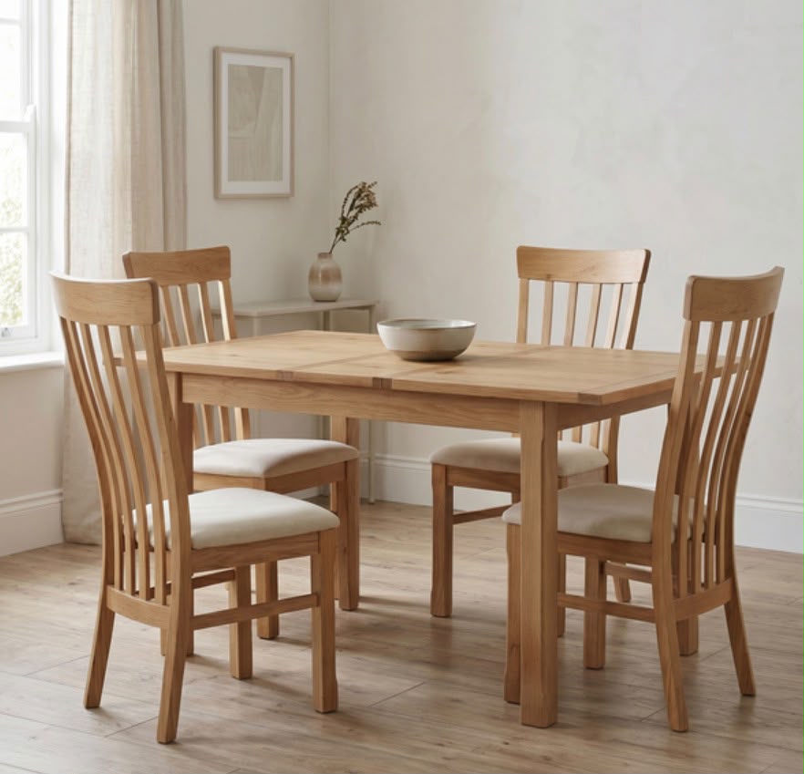 Oak dining set