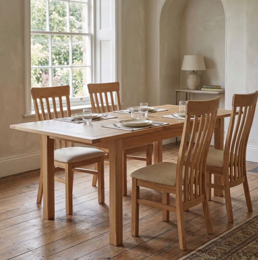 Oak dining set