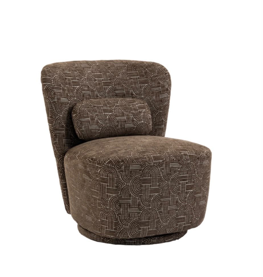 Set of two Tio Espresso swivel chairs, space saver, New style £450