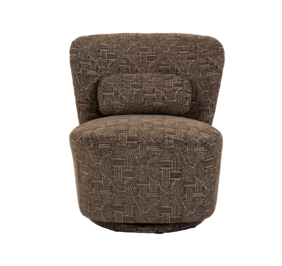 Set of two Tio Espresso swivel chairs, space saver, New style £450