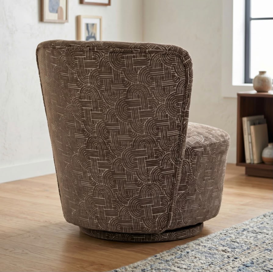 Set of two Tio Espresso swivel chairs, space saver, New style £450