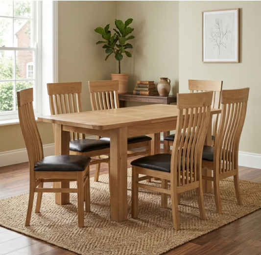 Oak dining set classic Windsor