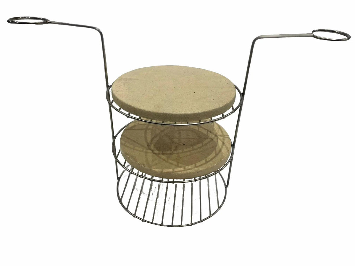 Stainless steel three-tier 27 CM rack